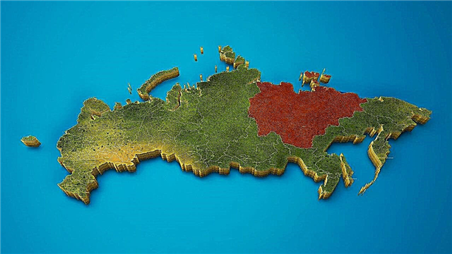 The largest regions of Russia by area