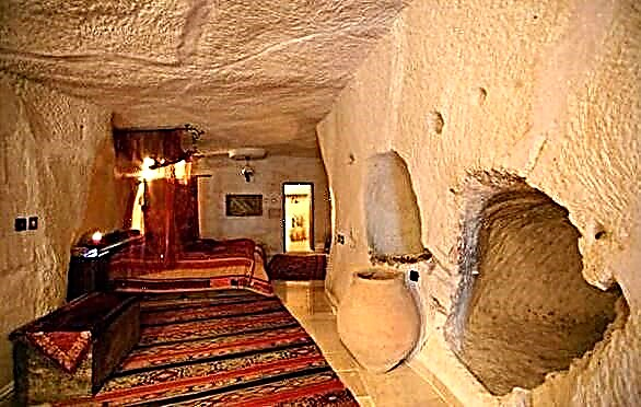 El hotel más inusual en Turquía Gamirasu Cave Hotel está ubicado en una cueva