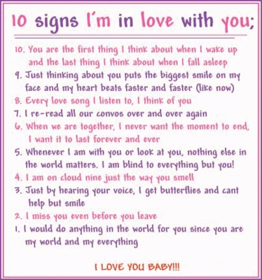 Топ 10 признака на влюбен мъж