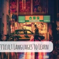 Top 10 mest vanskelige at lære sprog