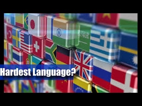 Kymmenen vaikeimmin oppia kieltä
